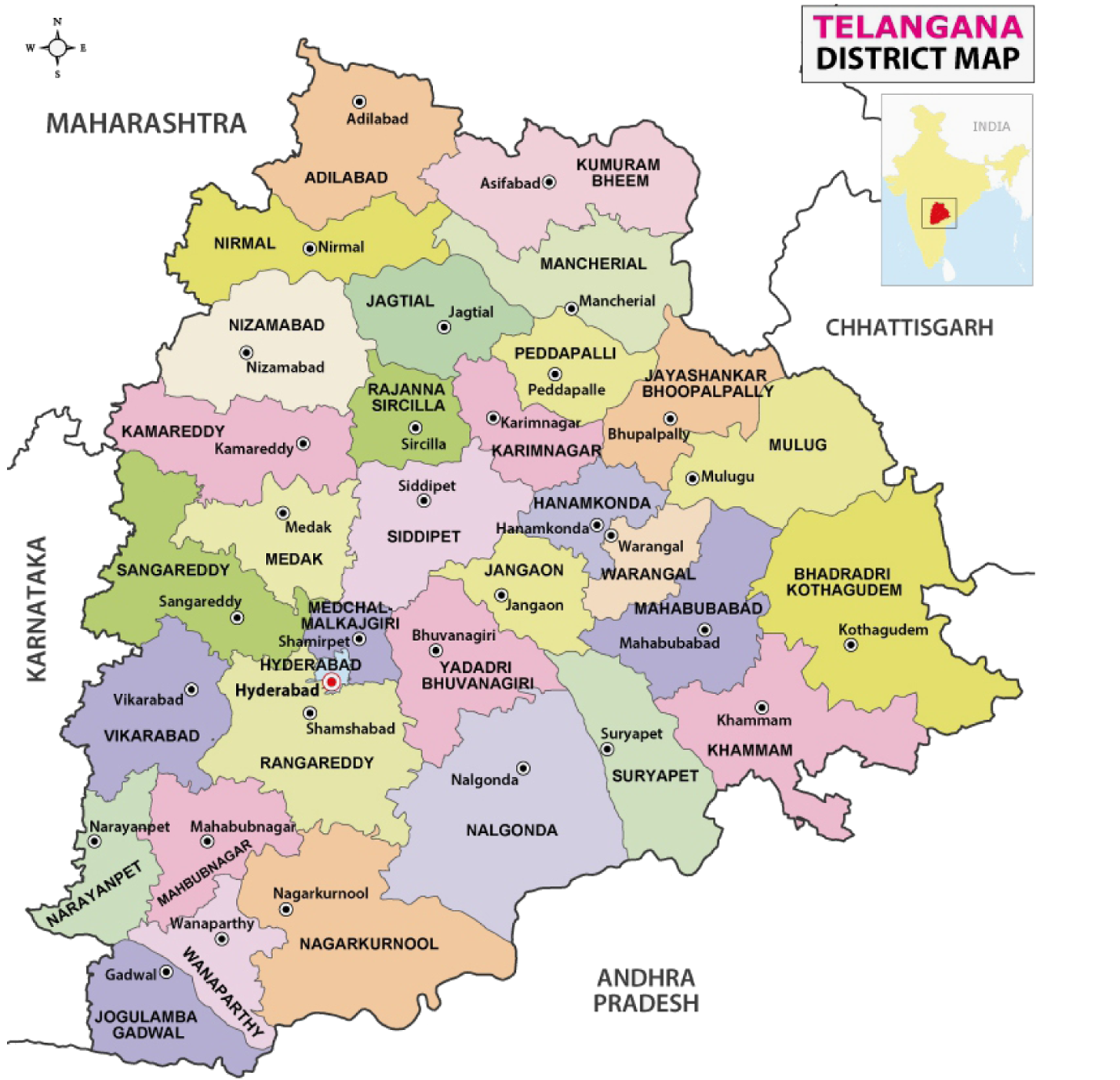 Food Machinery Exhibition in Hyderabad Map