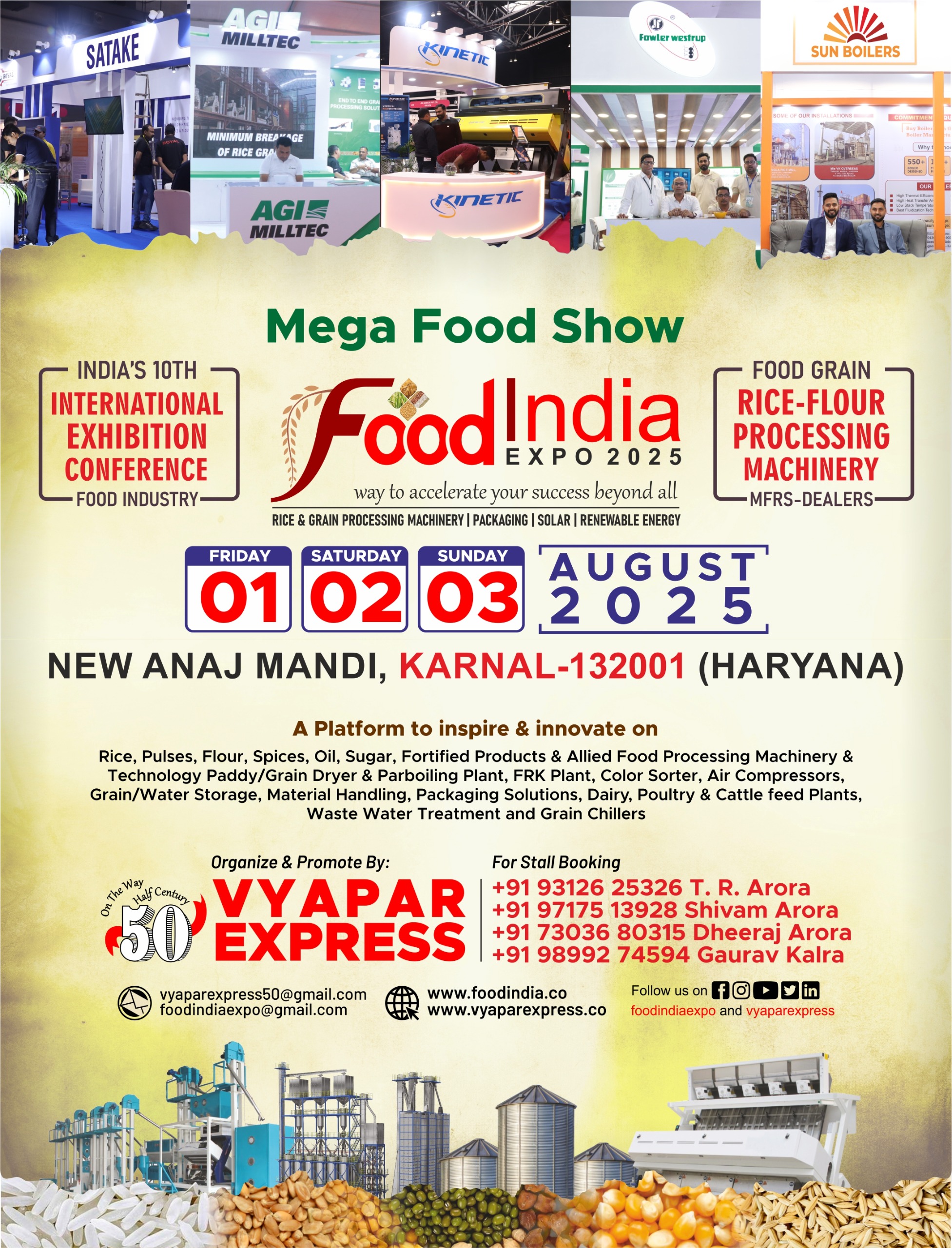 food show exhibitor registrtion